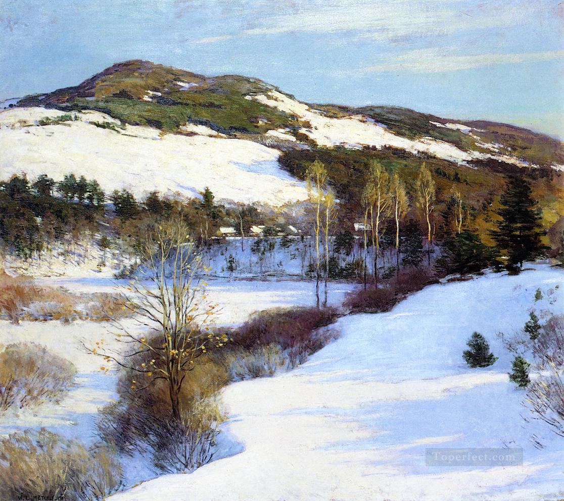 Cornish Hills scenery Willard Leroy Metcalf Oil Paintings